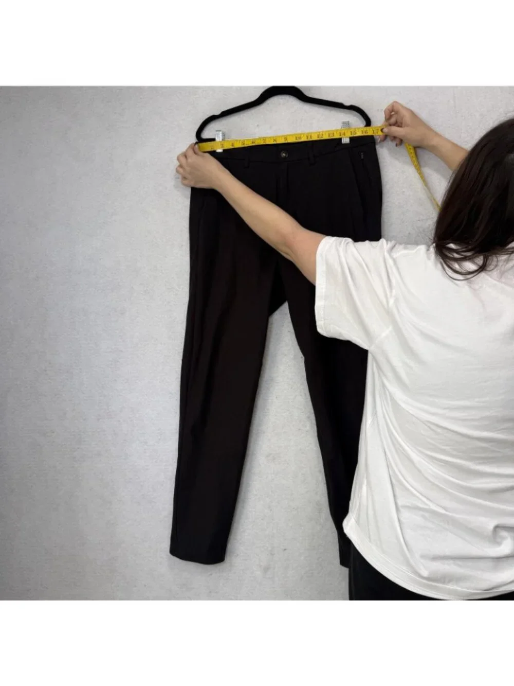 Lululemon Pants Mens 32x30 Black Chino Slim Tapered Stretch Pockets Travel